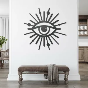 Zaujímavý obraz z dreva - Symbol Oko