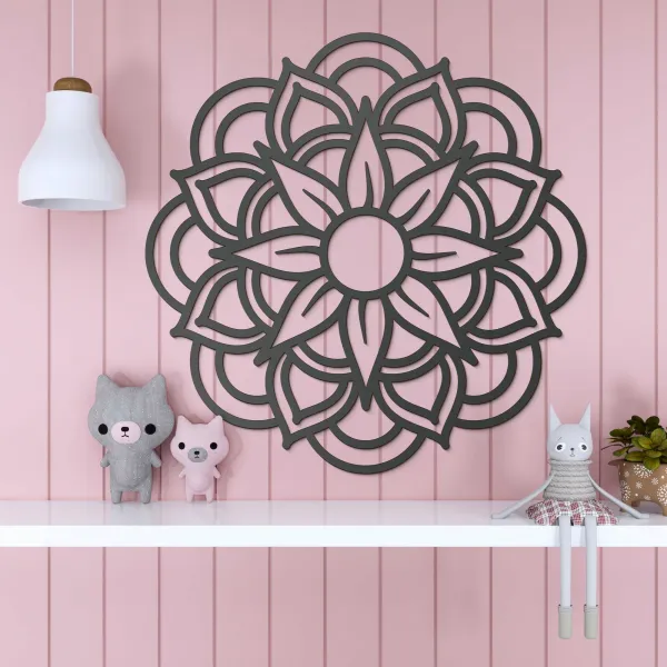 Mandala na stenu - Slnečný svit