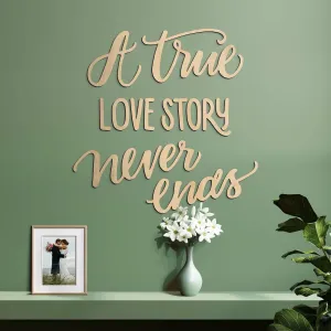 Zamilovaný citát na stenu - A true love story...