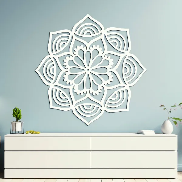 Kvetinový obraz - Mandala