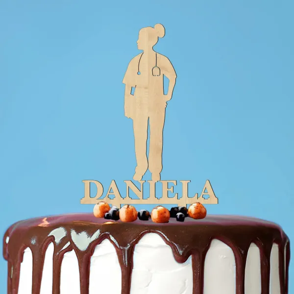 Zápich do torty s menom - Sestrička/Lekárka