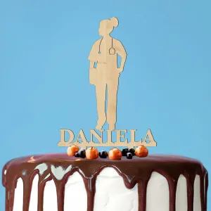 Zápich do torty s menom - Sestrička/Lekárka