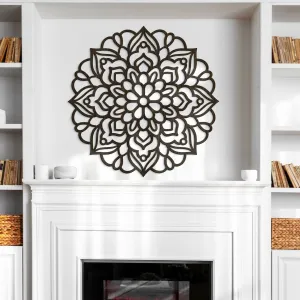 Drevená 3D mandala na stenu - Neferet