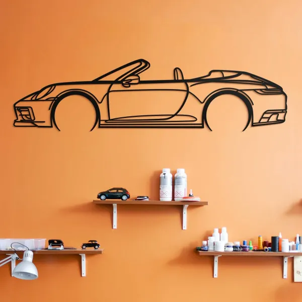 Porsche 911 - Drevený obraz