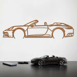 Porsche 911 - Drevený obraz