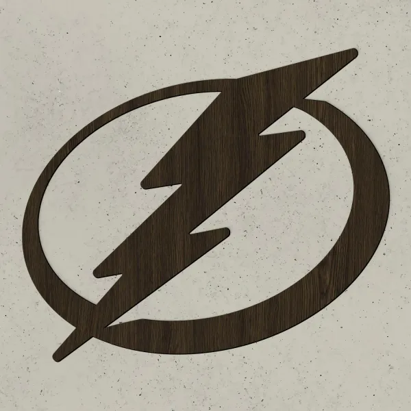 Hokejové logo na stenu - Tampa Bay Lightning