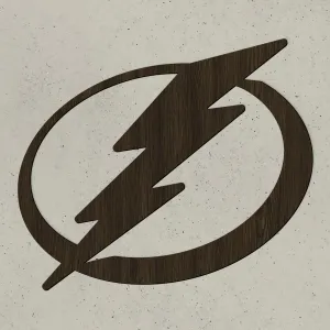 Hokejové logo na stenu - Tampa Bay Lightning