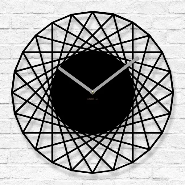 Dizajnové hodiny na stenu - Geometra