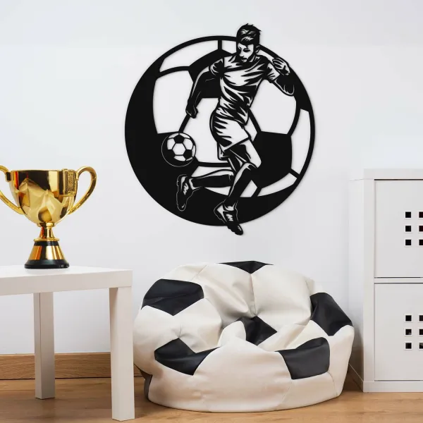 Drevený obraz na stenu - Futbal