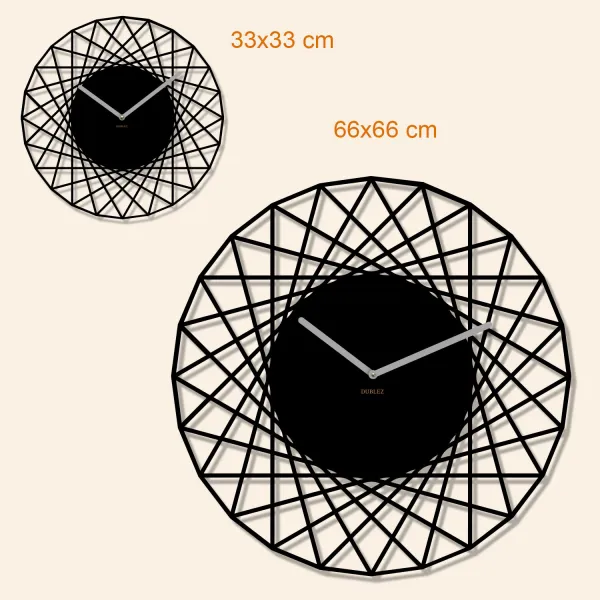 Dizajnové hodiny na stenu - Geometra
