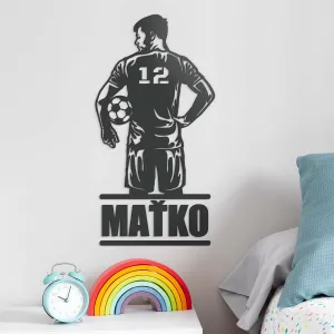 Futbalový darček pre chlapca - Obraz s menom