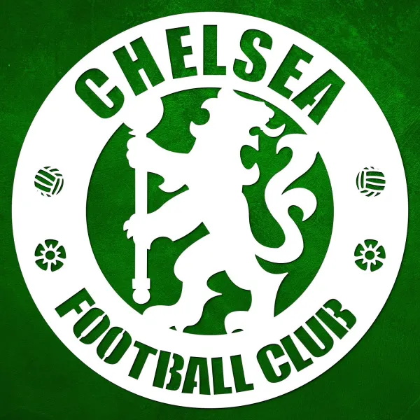 Drevené logo na stenu - Chelsea FC