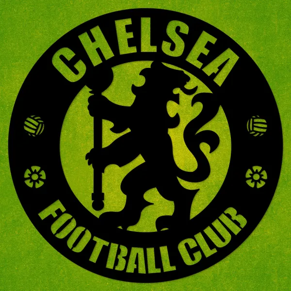 Drevené logo na stenu - Chelsea FC