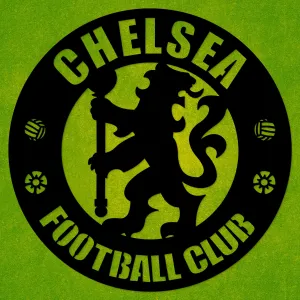 Drevené logo na stenu - Chelsea FC