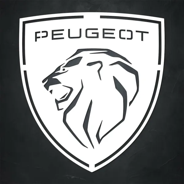 Drevený obraz - Logo Peugeot - Erb