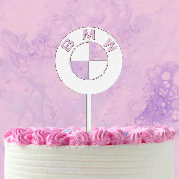 Tortový zápich z dreva - BMW