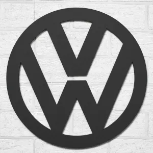 Drevený obraz - Znak loga Volkswagen