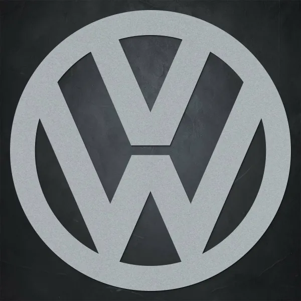 Drevený obraz - Znak loga Volkswagen