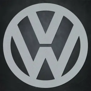 Drevený obraz - Znak loga Volkswagen