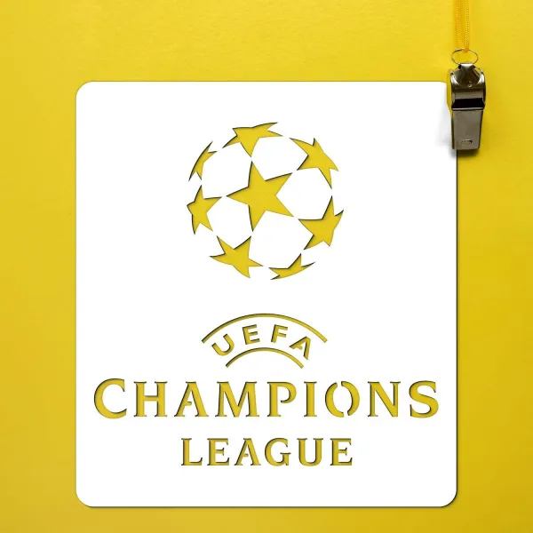 Drevený obraz na stenu - Liga majstrov UEFA