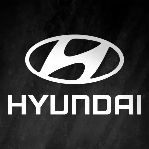 Drevené logo auta na stenu - Hyundai