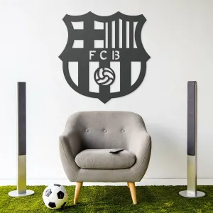 Drevené logo klubu - FC Barcelona