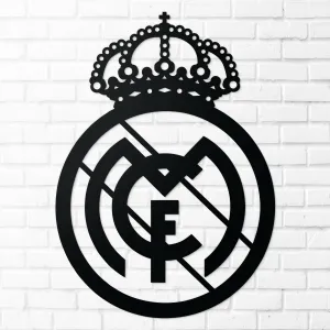 Drevená dekorácia na stenu - FC Real Madrid
