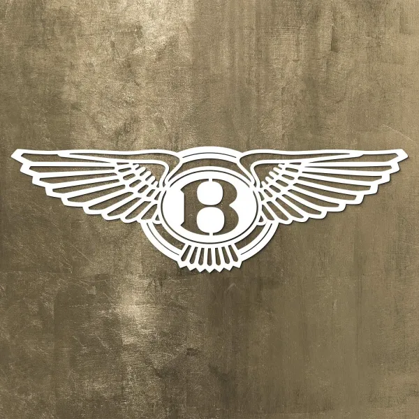 Drevená dekorácia - Logo Bentley