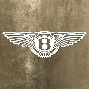 Drevená dekorácia - Logo Bentley