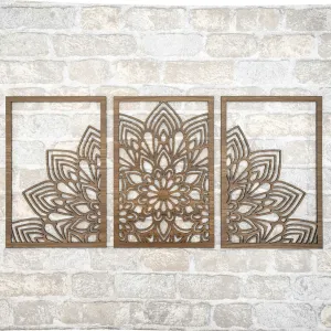 Viacdielna mandala na stenu - Hojnosť