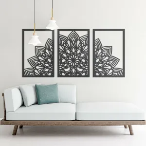 Viacdielna mandala na stenu - Hojnosť