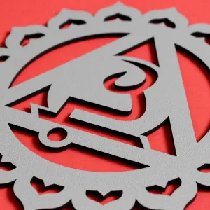 Drevené 3D symboly na stenu - Čakry