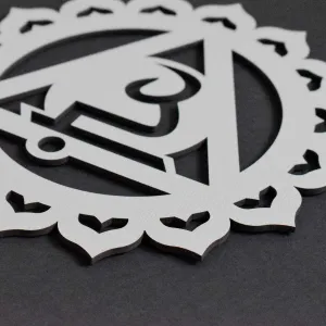Drevené 3D symboly na stenu - Čakry