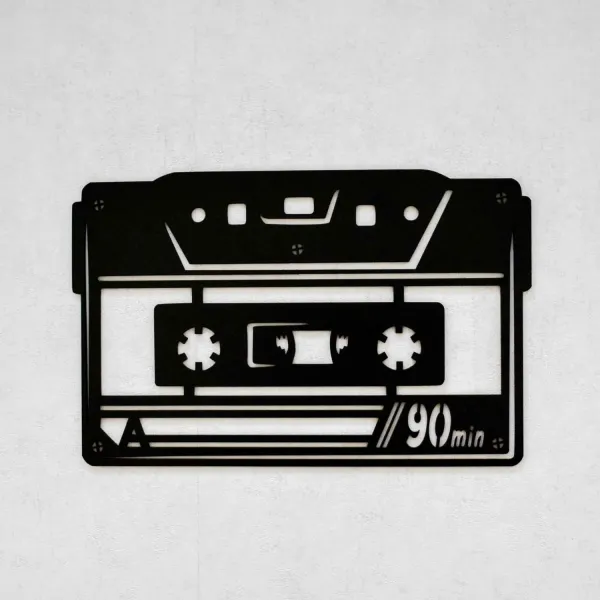 Retro dekorácia na stenu - Kazeta