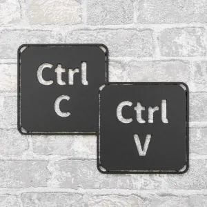 Drevená dekorácia do študentskej izby - Ctrl