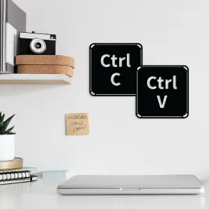 Drevená dekorácia do študentskej izby - Ctrl