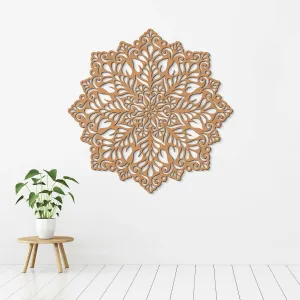 Drevený obraz na stenu - Mandala Šťastia