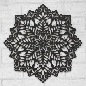 Drevený obraz na stenu - Mandala Šťastia