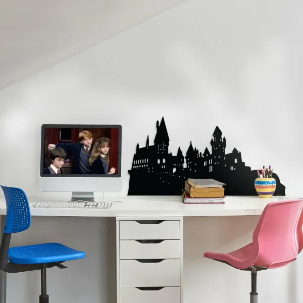 Drevený obraz z Harryho Pottera - Rokfort