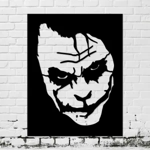 Drevený obraz na stenu - Joker