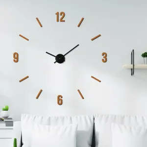 Drevené nalepovacie hodiny - Tempora