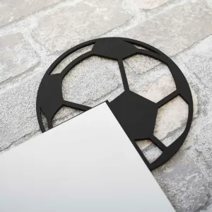 Drevená nálepka okolo vypínača - Futbalová lopta