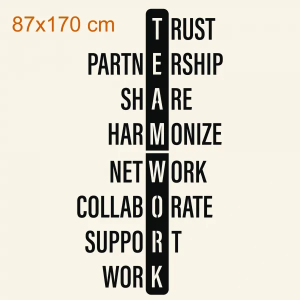 Motivačný citát do kancelárie - Teamwork