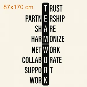 Motivačný citát do kancelárie - Teamwork