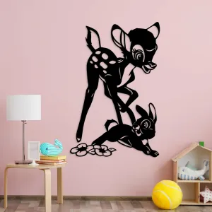 Nálepka na stenu pre deti - Bambi