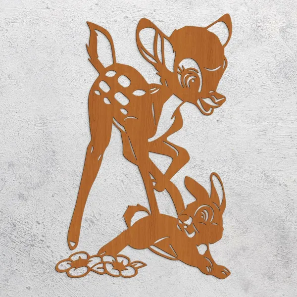 Nálepka na stenu pre deti - Bambi