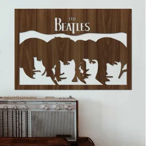 Drevený obraz na stenu - The Beatles