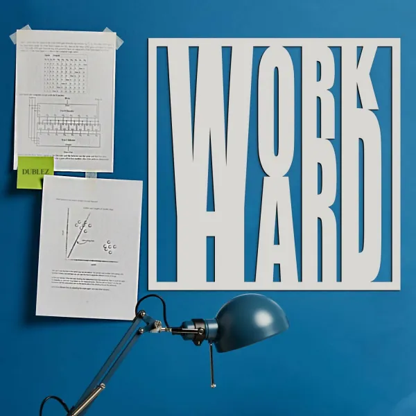 Motivačný obraz - WORK HARD