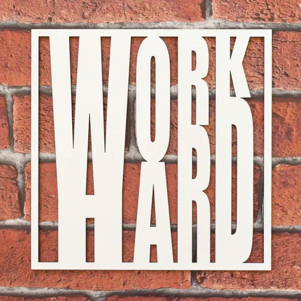Motivačný obraz - WORK HARD