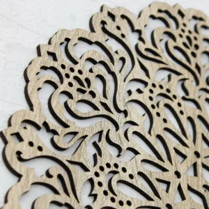 Drevená mandala na stenu - Vášeň
